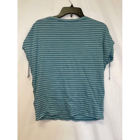 Ralph Lauren Women' Striped T-Shirt XL Provincial Bluemas Cream - Picture 4 of 4